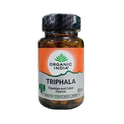 Трифала, Органик Индия (Triphala, Organic India), 60 капсул