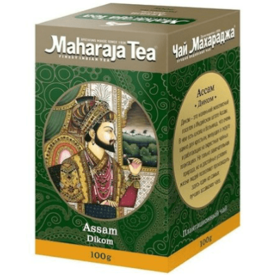 Чай Ассам Диком, Tea Assam Dikom, Maharaja, 100 гр