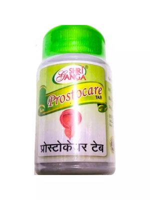 Простокер, Шри Ганга (Prostocare Tab, Shri Ganga) — здоровье простаты, 60 таблеток