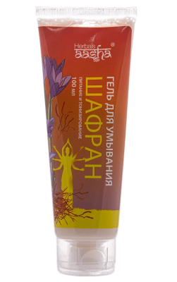 Гель для умывания Шафран Питание и тонизирование, Aasha Herbals, 100 мл