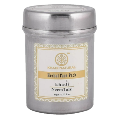 Маска Ним Тулси Кхади, Neem Tulsi Face Pack, Khadi, 50 гр
