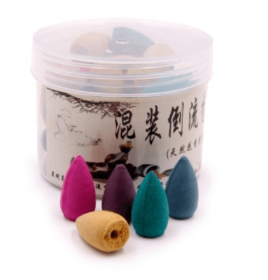 Благовония пуля, стелющийся дым, конусы MIXED, НЕМ, 45 шт